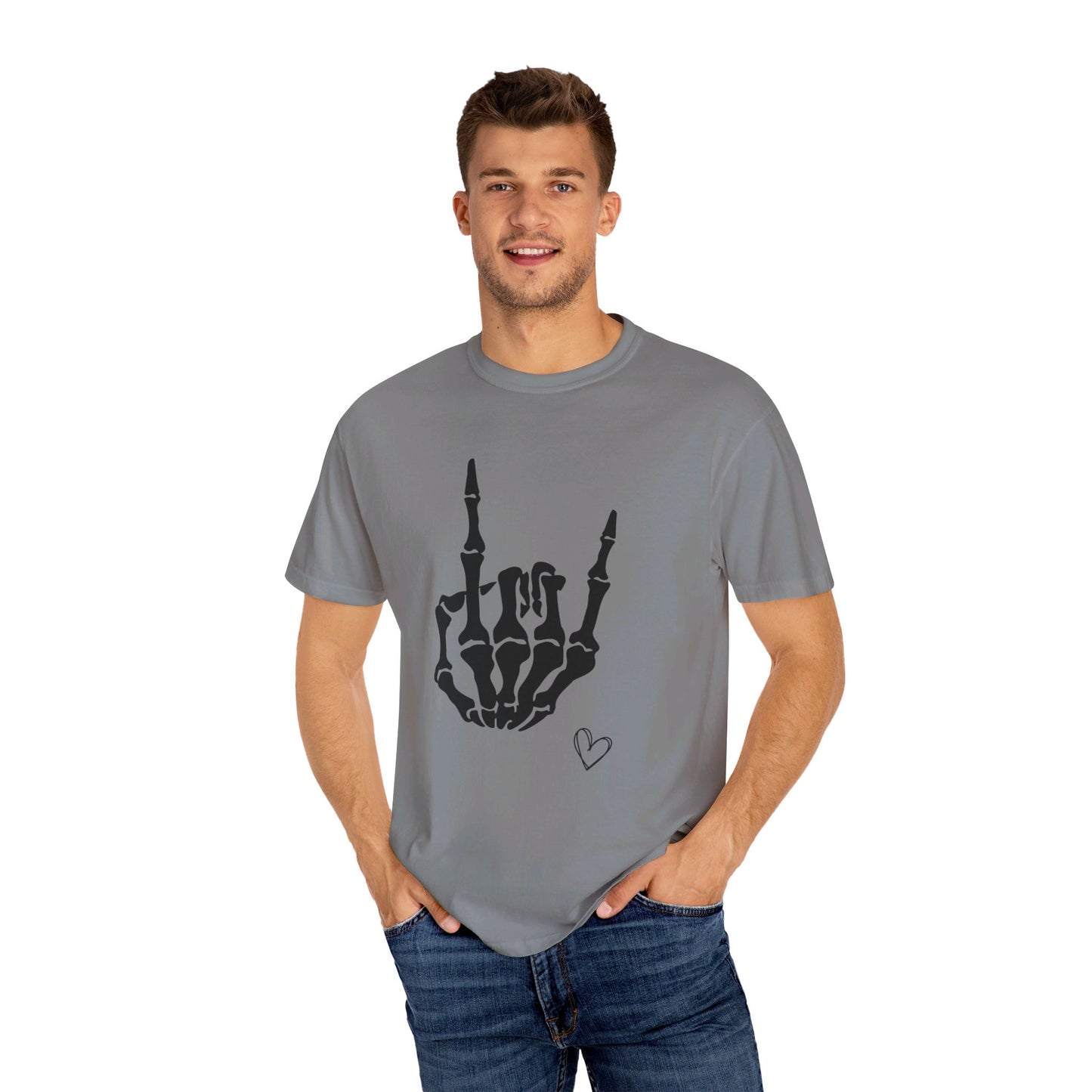Skeleton Hand, Unisex Garment-Dyed T-shirt