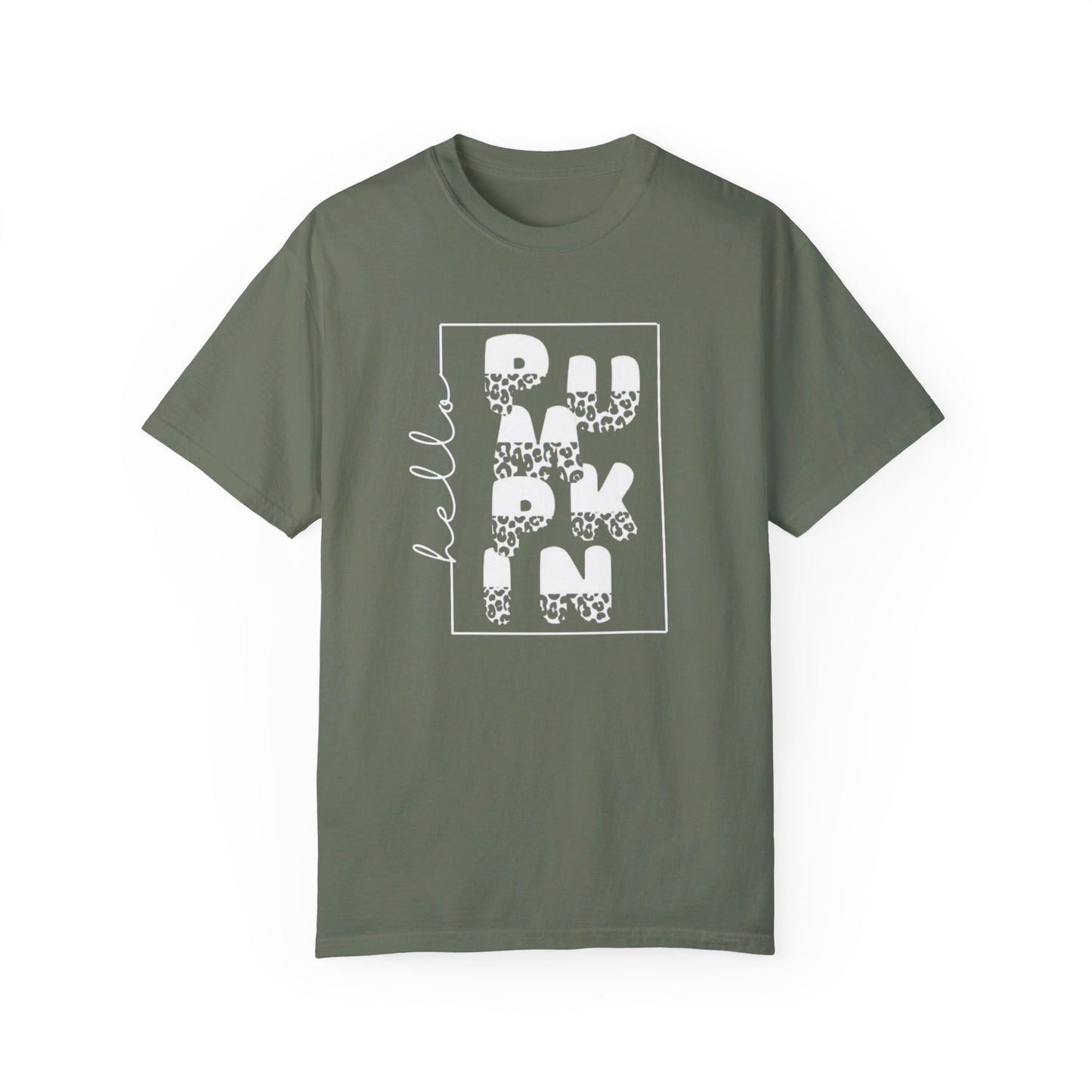 Hello PUMPKIN, Unisex Garment-Dyed T-shirt