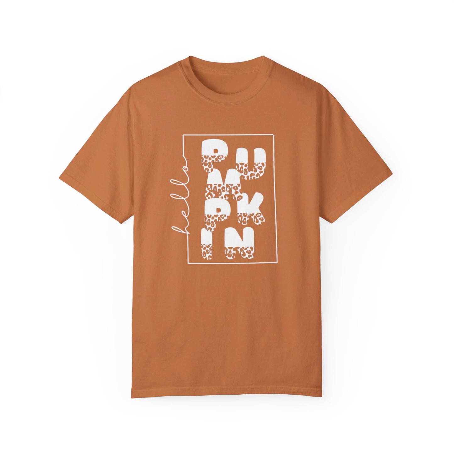 Hello PUMPKIN, Unisex Garment-Dyed T-shirt