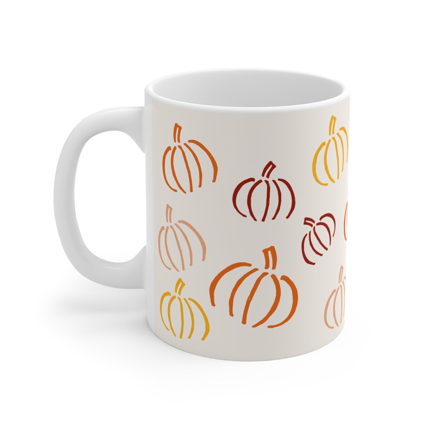 Fall Pumpkins Mug 11oz