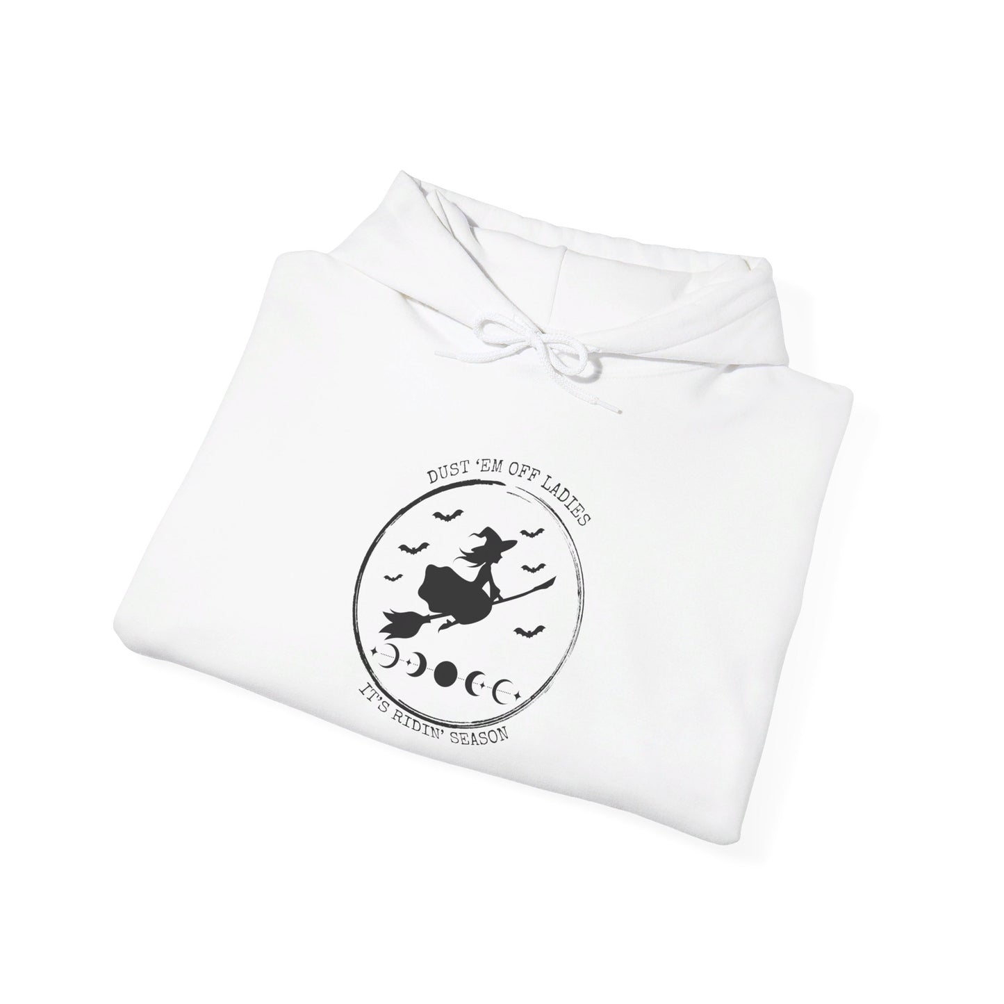 Dust 'Em Off Ladies It's Ridin' Season Sweatshirt,  Unisex Heavy Blend™ Hooded Sweatshirt