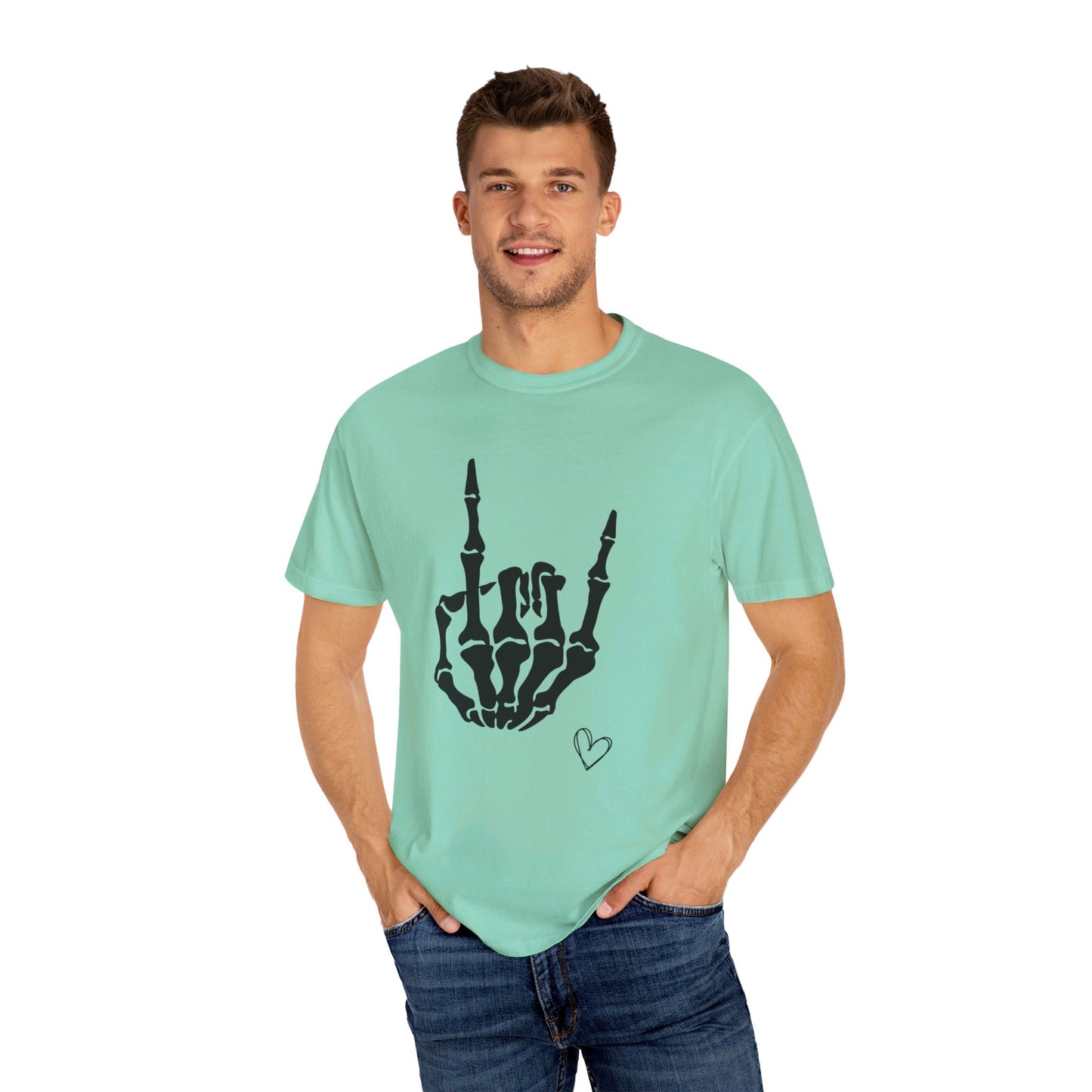 Skeleton Hand, Unisex Garment-Dyed T-shirt