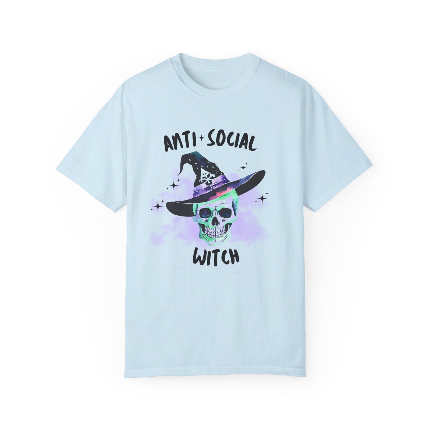 Anti Social Witch, Unisex Garment-Dyed T-shirt