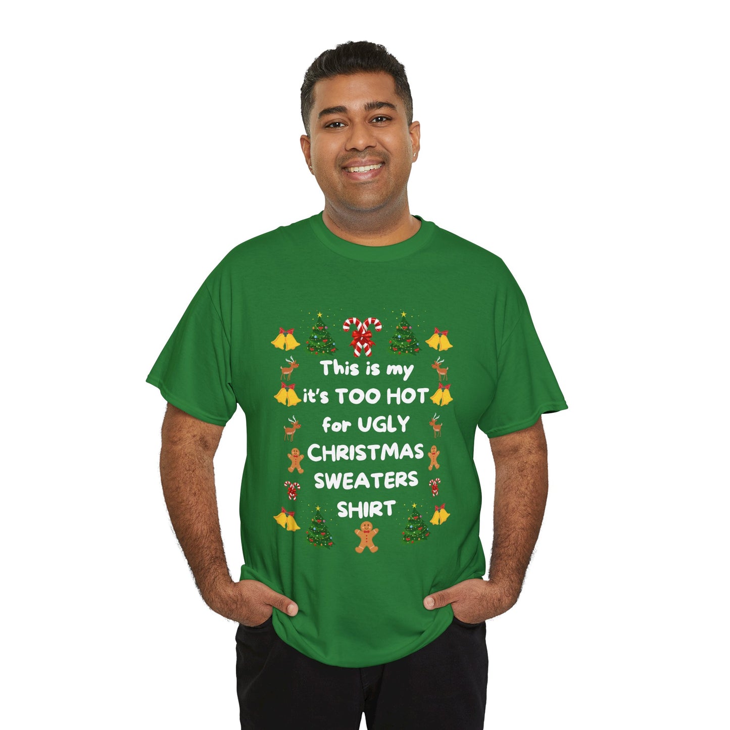 Ugly Sweater T-shirt, Unisex Heavy Cotton Tee