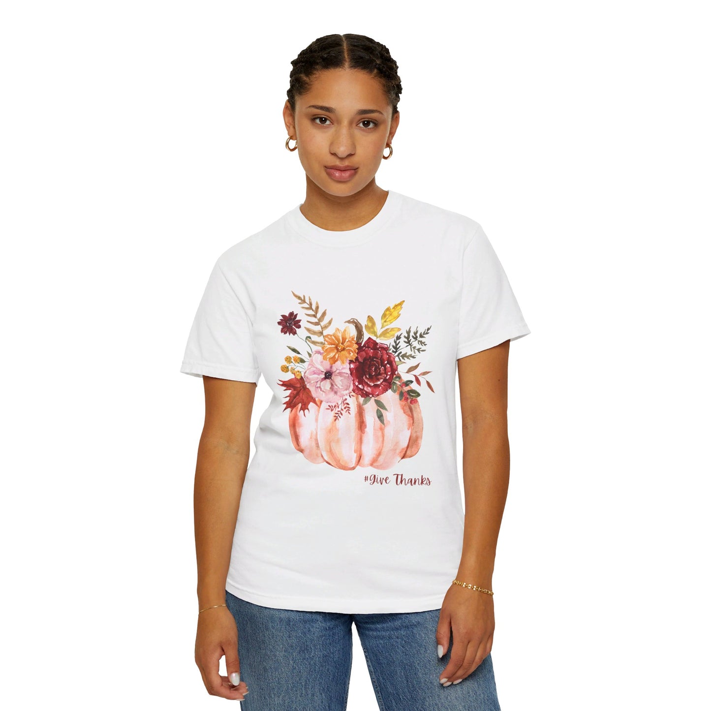 Give Thanks, Unisex Garment-Dyed T-shirt