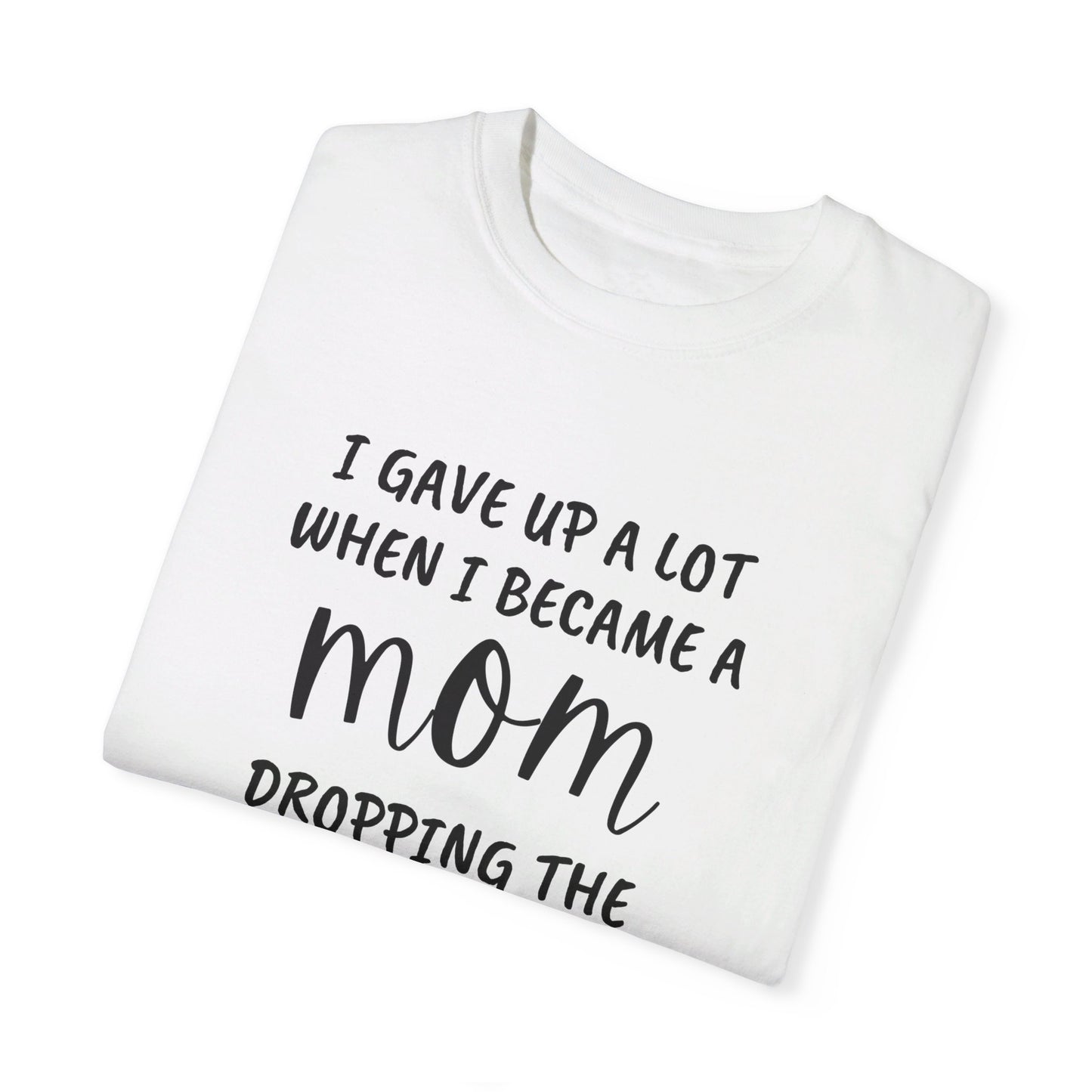 F- BOMB MOM, Unisex Garment-Dyed T-shirt