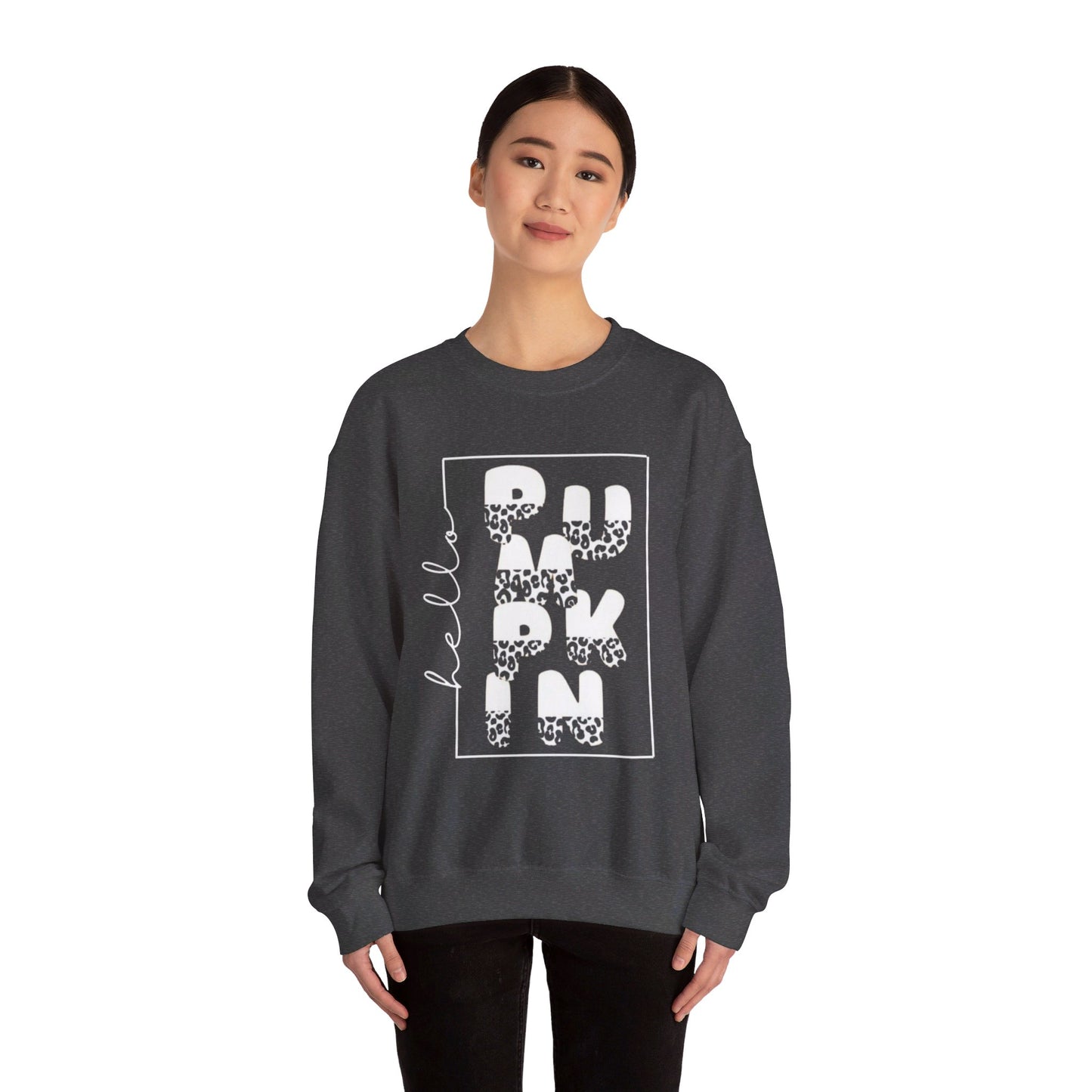 Hello PUMPKIN, Unisex Heavy Blend™ Crewneck Sweatshirt