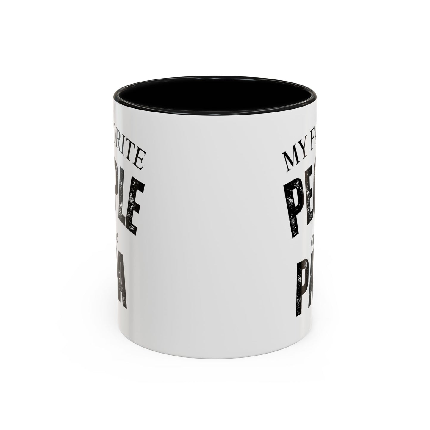 My Favorite People Call Me PAPA, Accent Coffee Mug (11, 15oz)