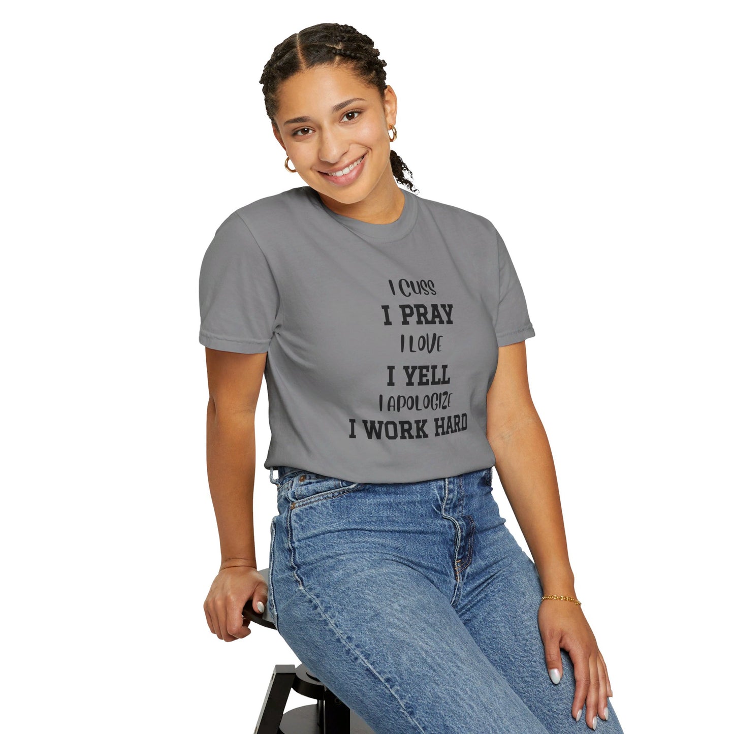 Mom Life, Unisex Garment-Dyed T-shirt
