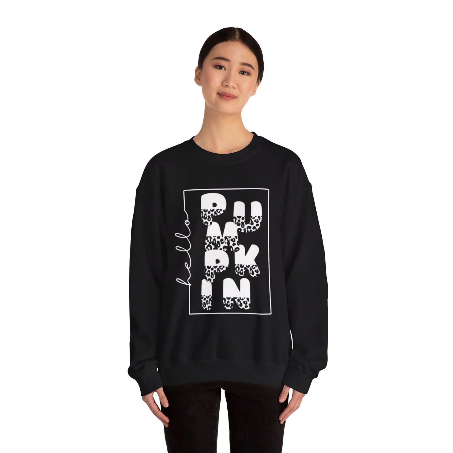 Hello PUMPKIN, Unisex Heavy Blend™ Crewneck Sweatshirt