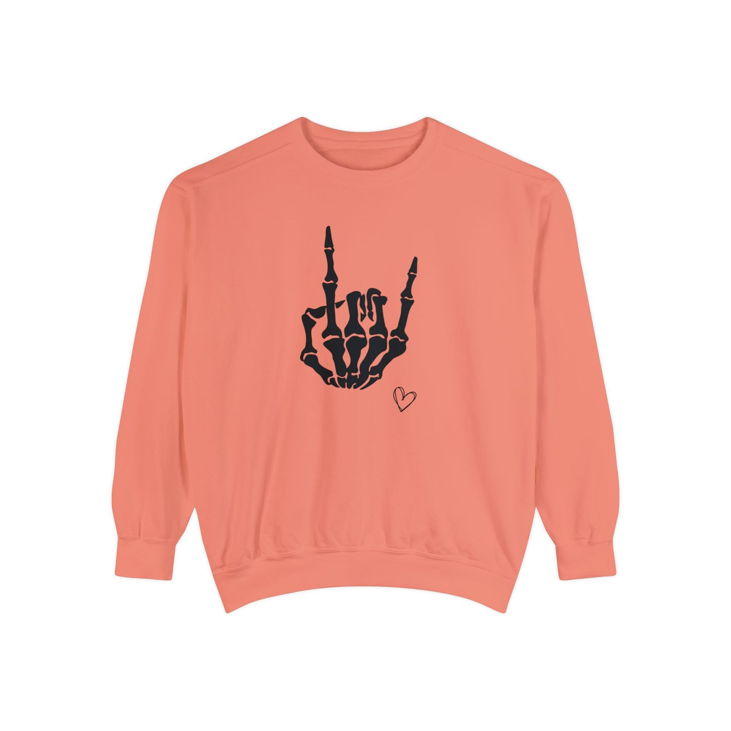 Skeleton Hand, Unisex Garment-Dyed Sweatshirt