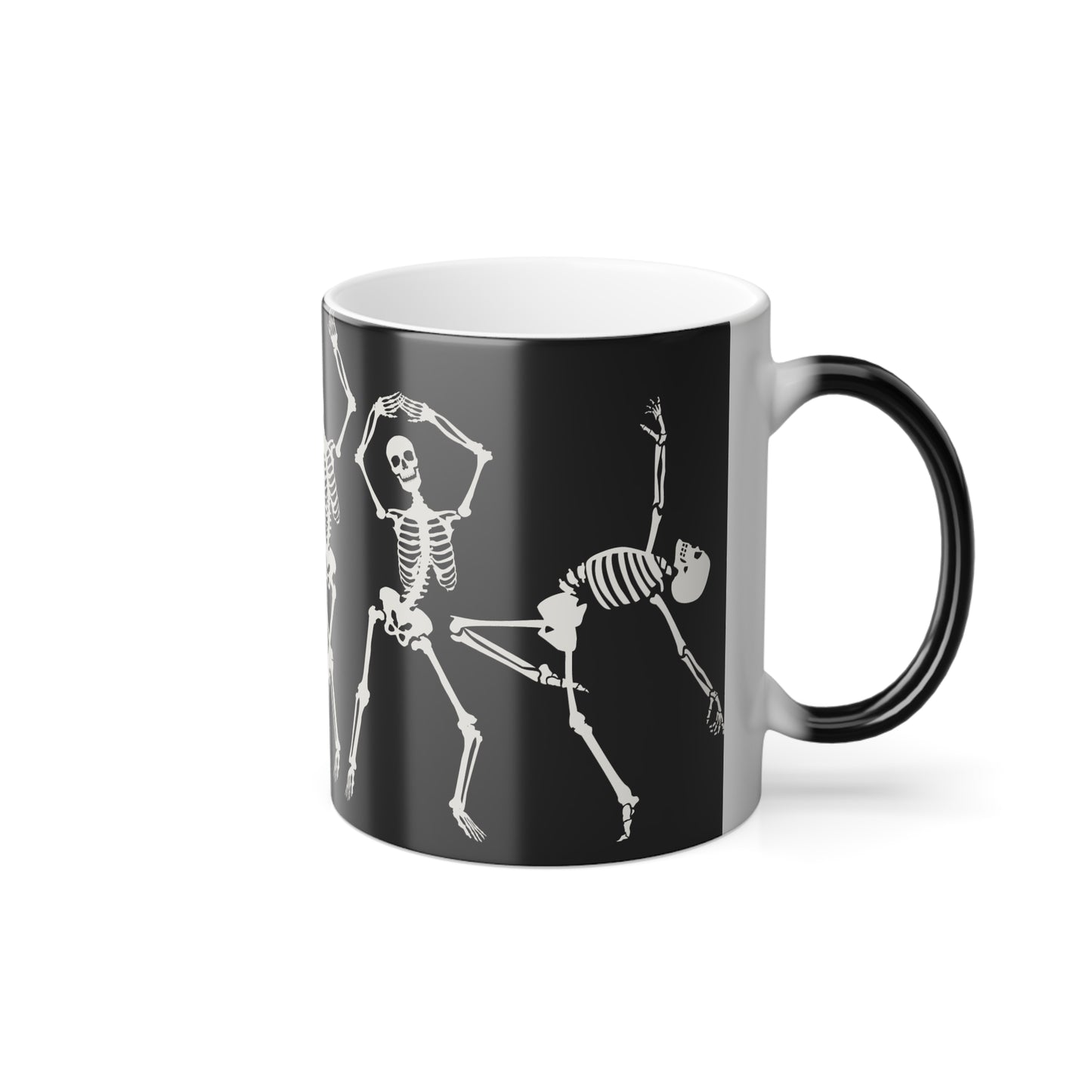 Skeleton Dancing, Color Morphing Mug, 11oz