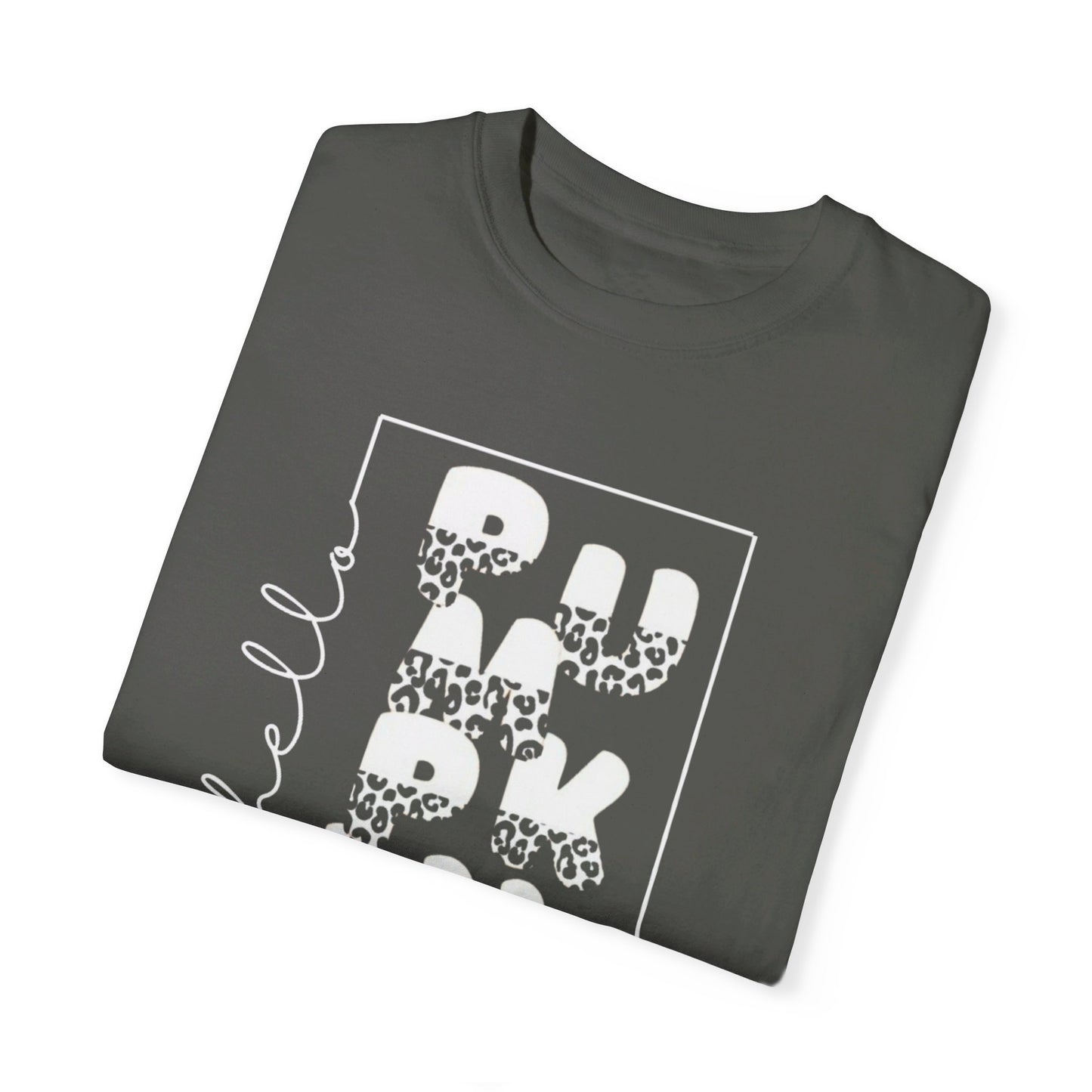 Hello PUMPKIN, Unisex Garment-Dyed T-shirt