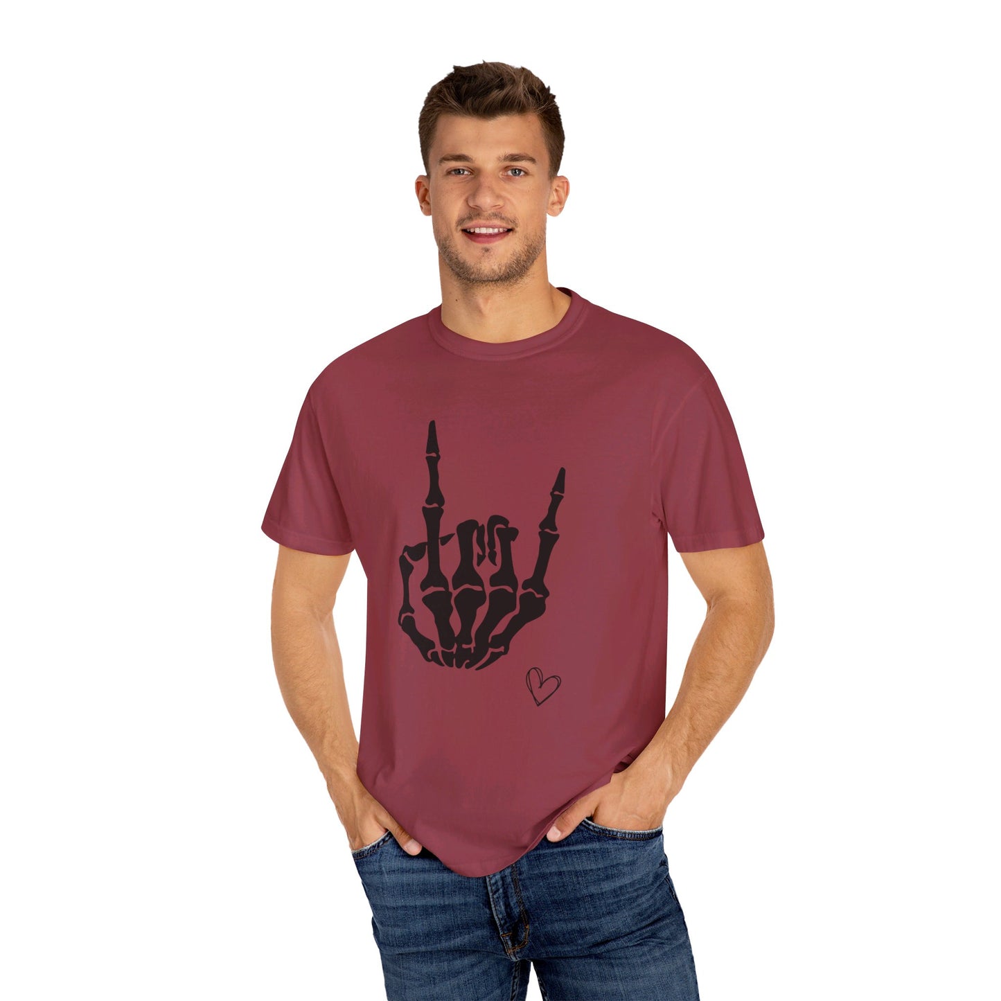 Skeleton Hand, Unisex Garment-Dyed T-shirt