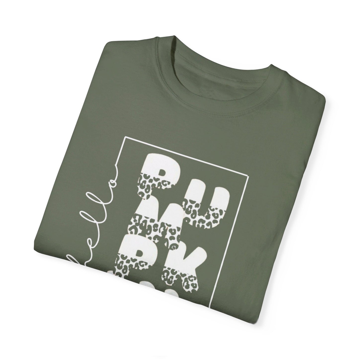 Hello PUMPKIN, Unisex Garment-Dyed T-shirt