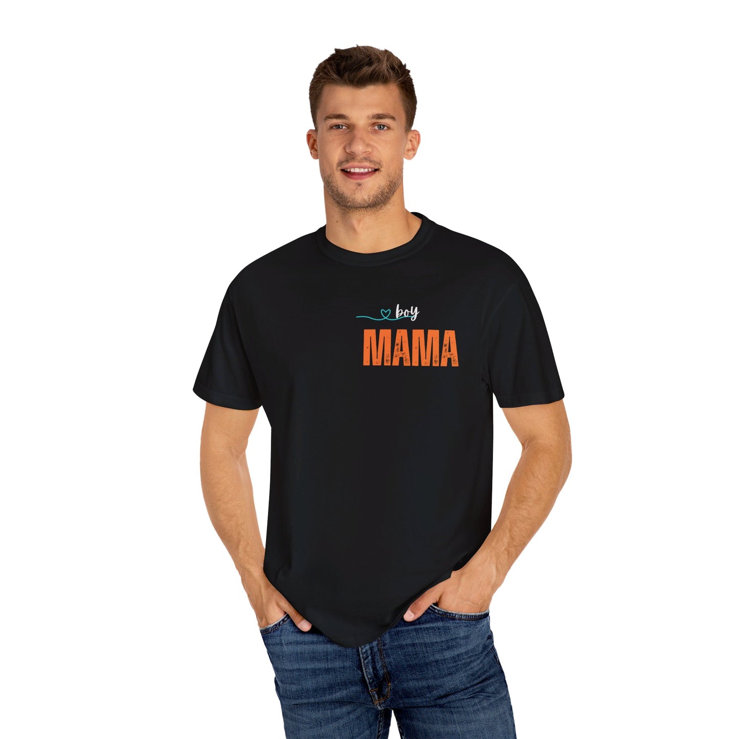 Boy MAMA, Unisex Garment-Dyed T-shirt