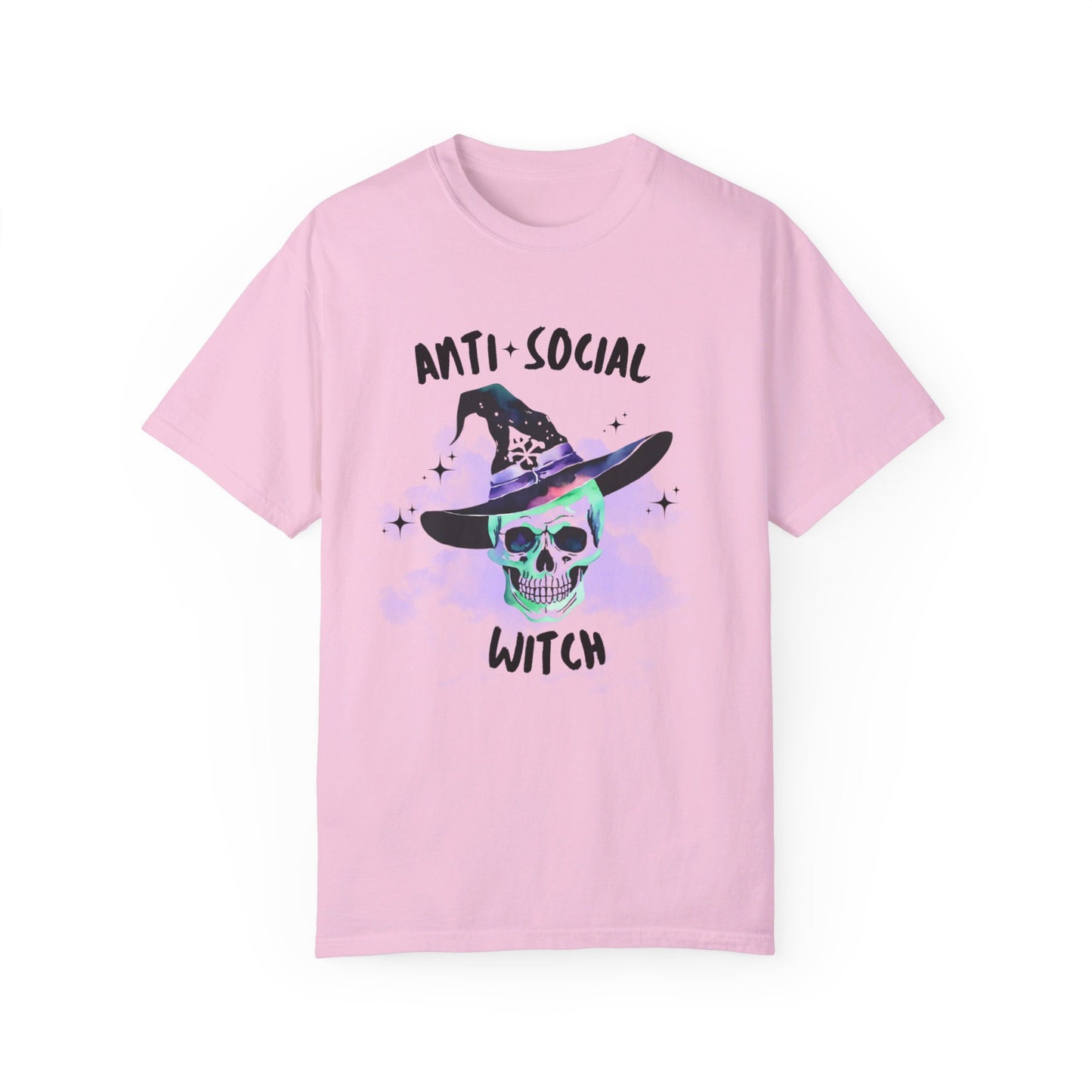Anti Social Witch, Unisex Garment-Dyed T-shirt