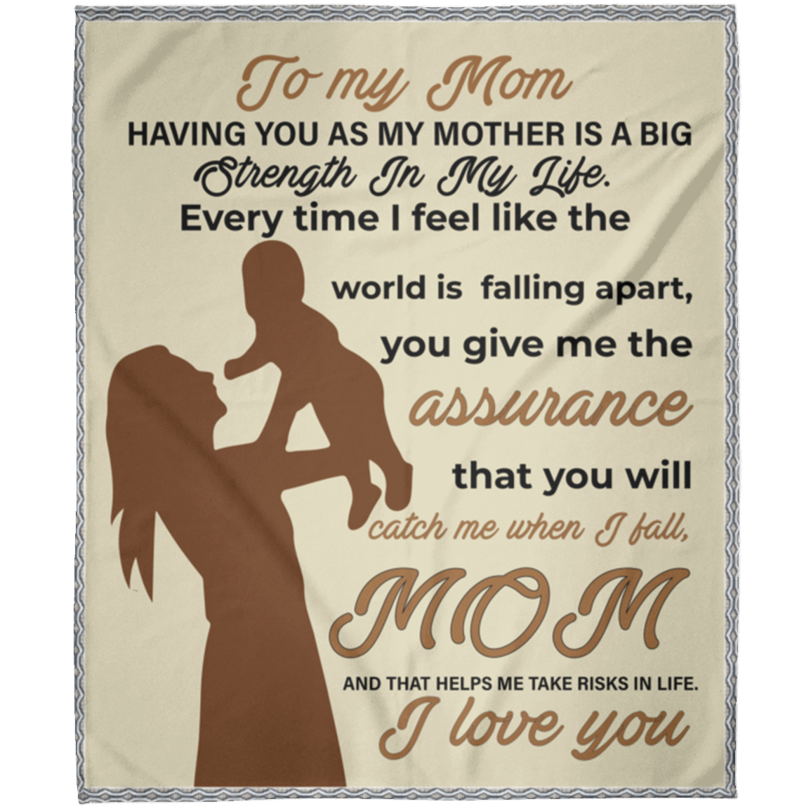 To My Mom | FLM Arctic Fleece Blanket 50x60.