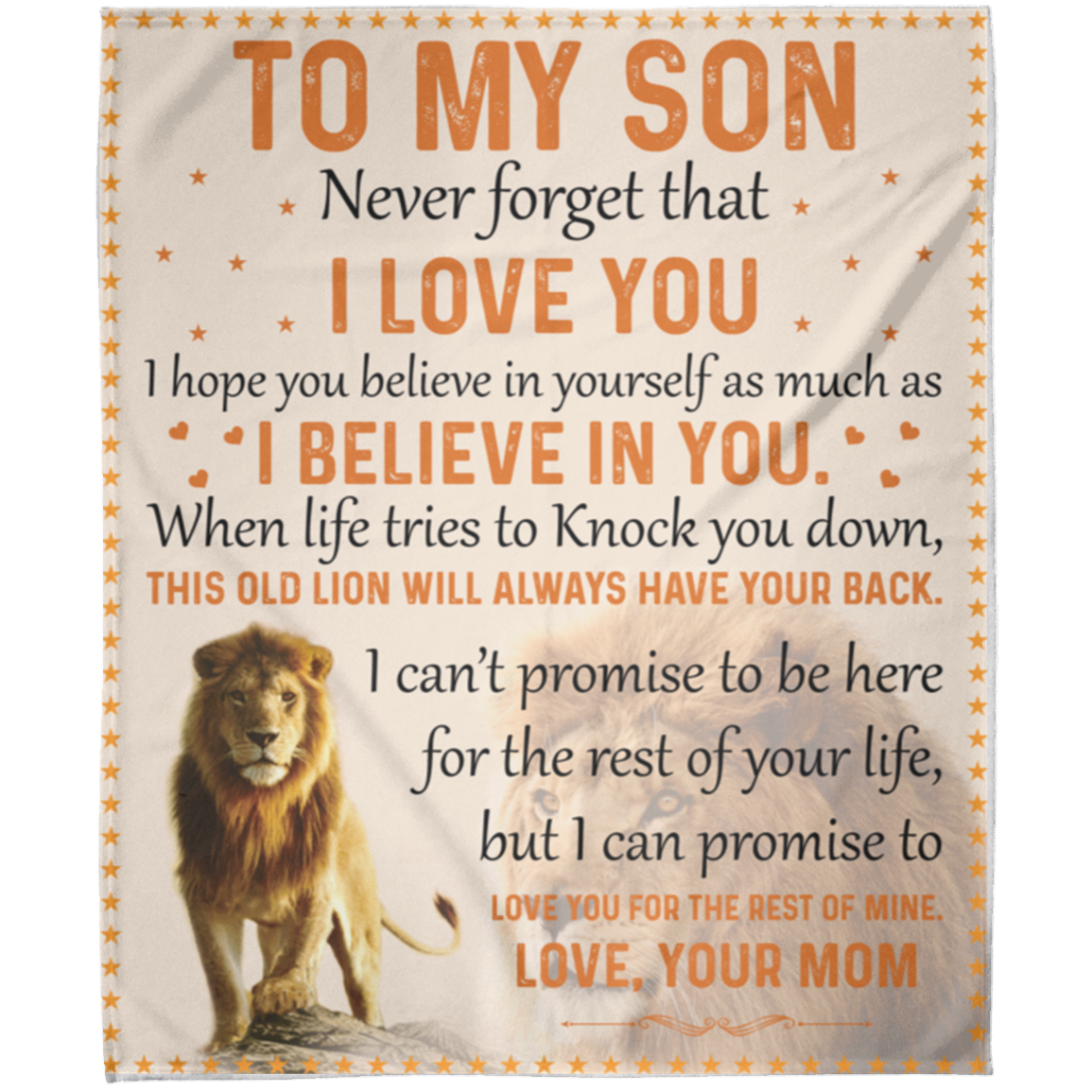 To My Son | FLM Arctic Fleece Blanket 50x60.