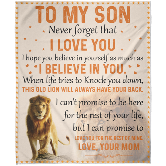To My Son | FLM Arctic Fleece Blanket 50x60.