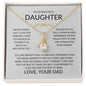 To My Beautiful Daughter | Alluring Beauty necklace