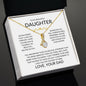 To My Beautiful Daughter | Alluring Beauty necklace