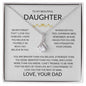 To My Beautiful Daughter | Alluring Beauty necklace