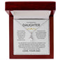 To My Beautiful Daughter | Alluring Beauty necklace