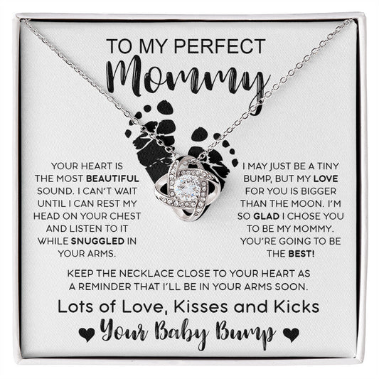 To My Perfect Mom | Love Knot Necklace