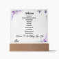 For Lovers | Square Acrylic Plaque