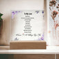 For Lovers | Square Acrylic Plaque