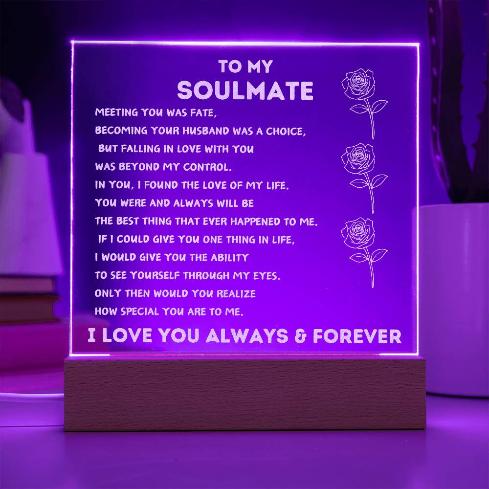 Soulmate Acrylic Night Light