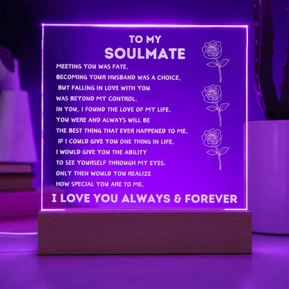 Soulmate Acrylic Night Light