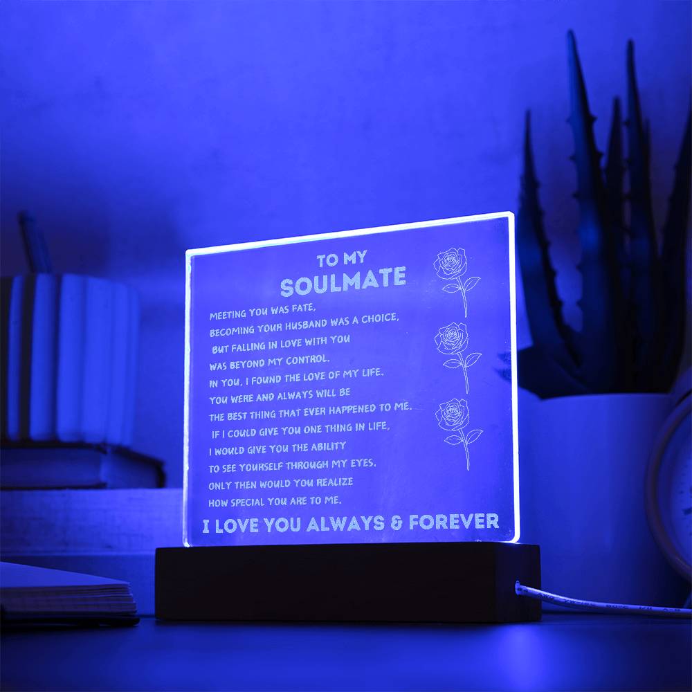 Soulmate Acrylic Night Light