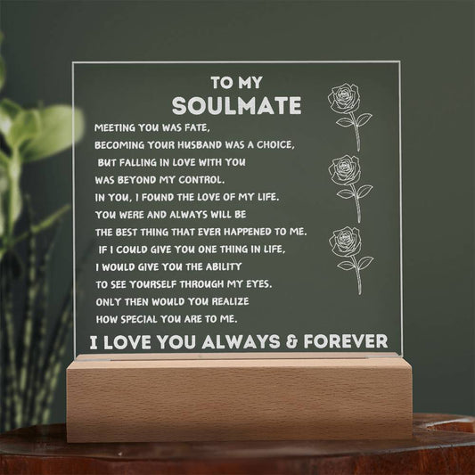 Soulmate Acrylic Night Light
