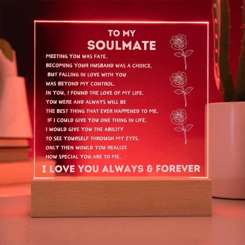 Soulmate Acrylic Night Light