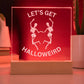 LET'S GET HALLOWEIRD, HALLOWEEN DECORATION ACRYLIC PLAQUE