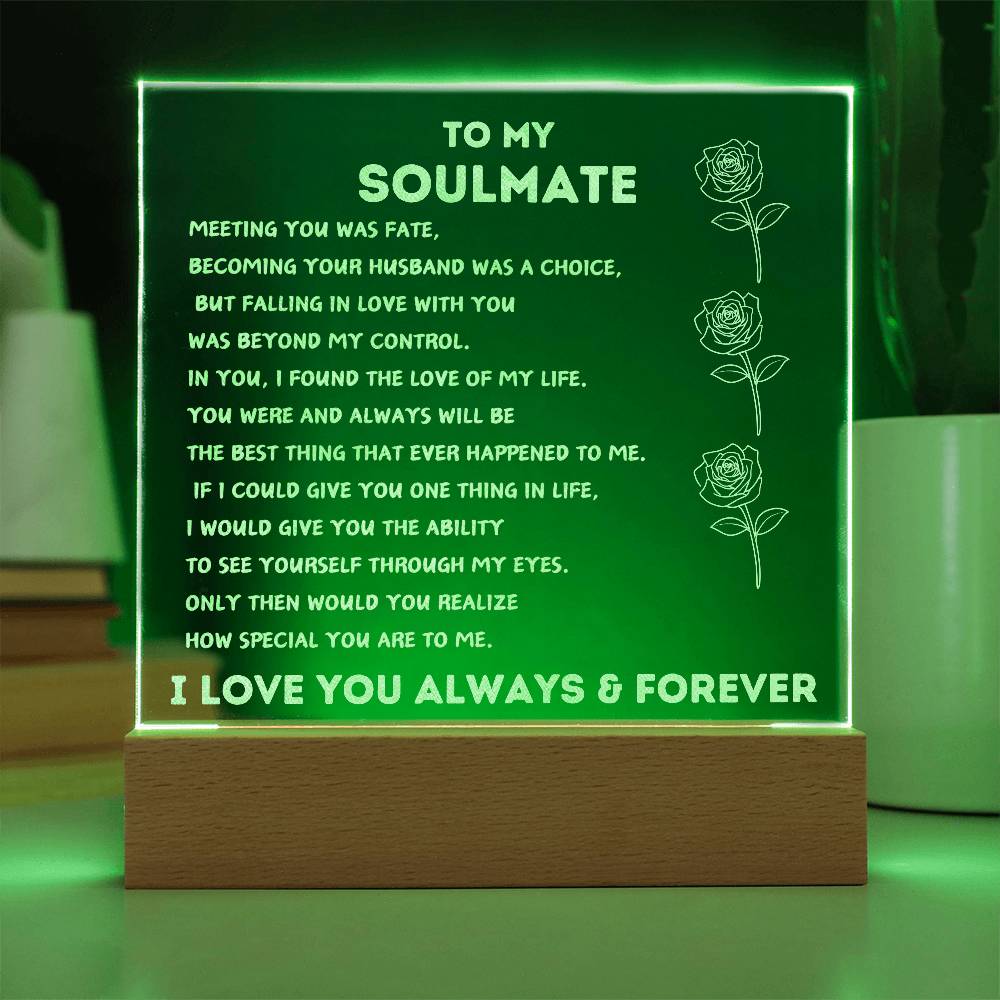 Soulmate Acrylic Night Light