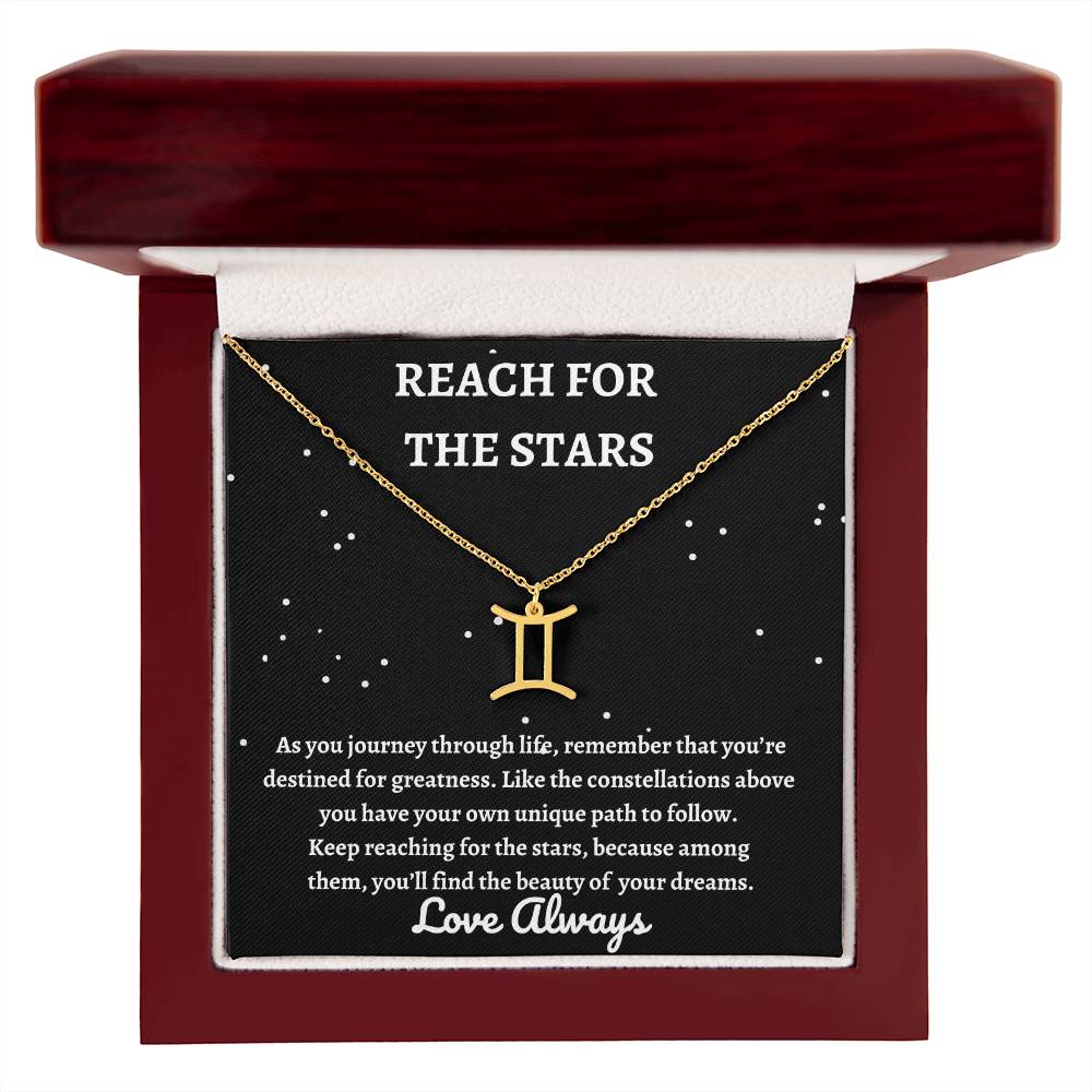 Reach For The Stars Zodiac Necklace