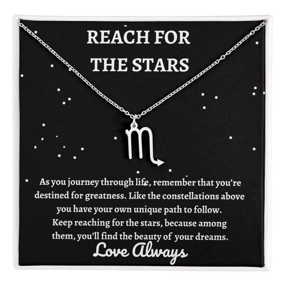 Reach For The Stars Zodiac Necklace