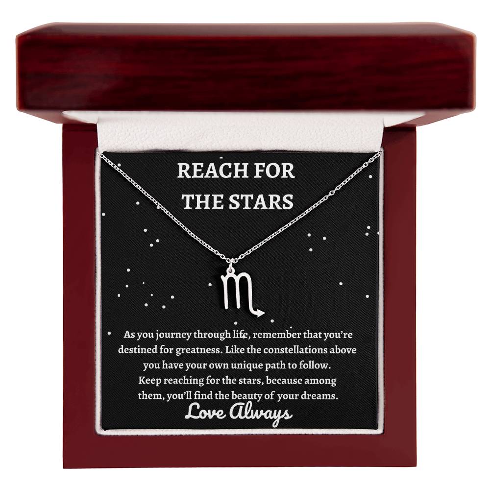 Reach For The Stars Zodiac Necklace