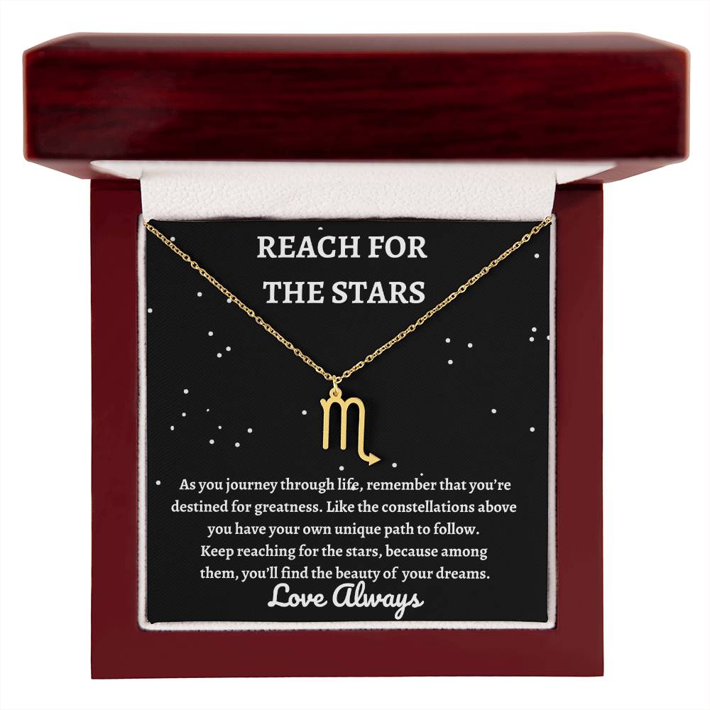Reach For The Stars Zodiac Necklace