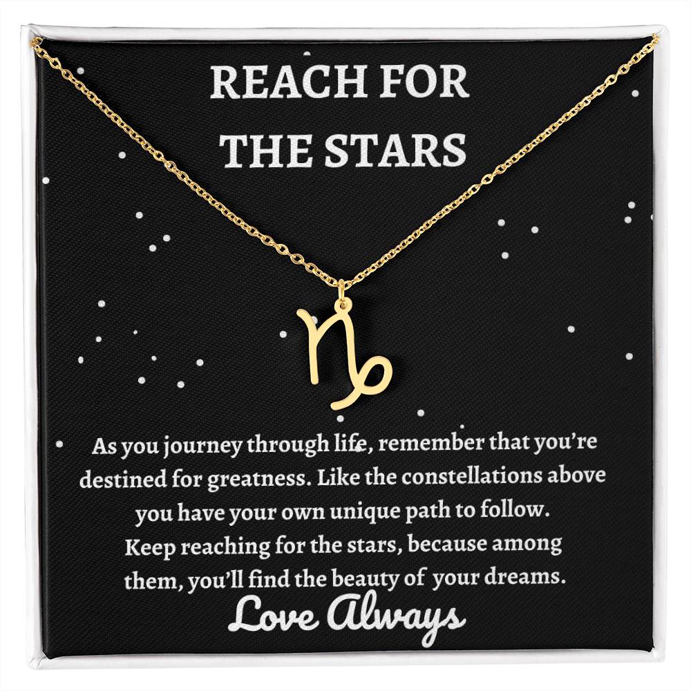 Reach For The Stars Zodiac Necklace