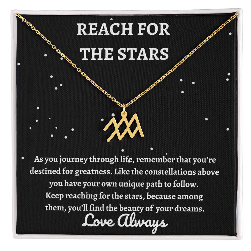 Reach For The Stars Zodiac Necklace
