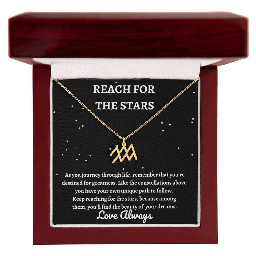 Reach For The Stars Zodiac Necklace