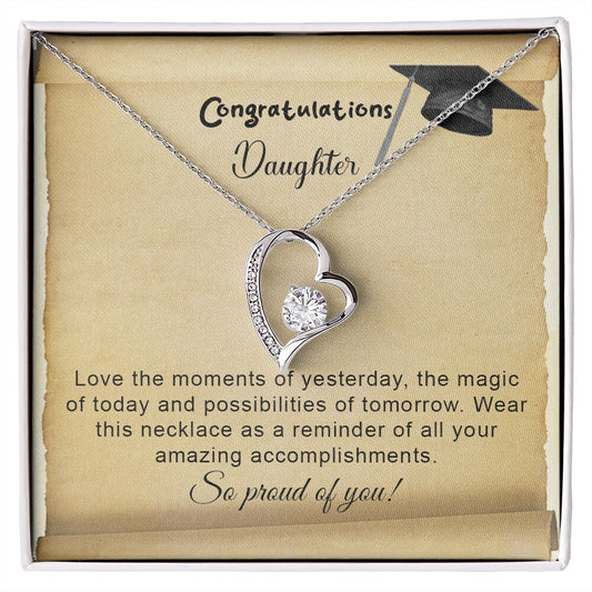 For Graduate | Congratulations - Forever Love Necklace