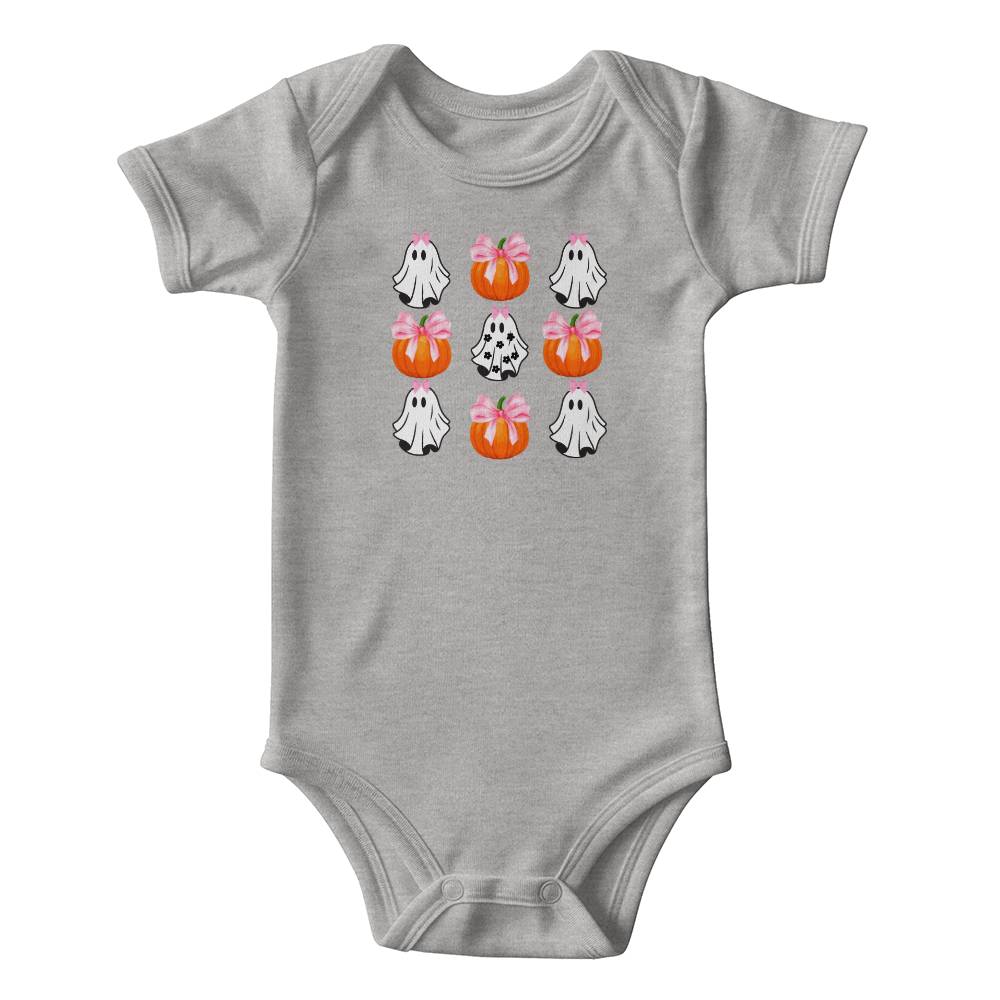 Cute Ghost with Bow Onesie