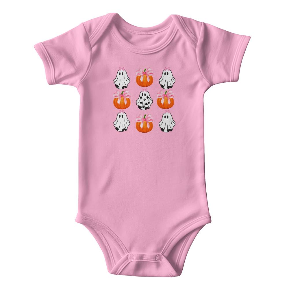 Cute Ghost with Bow Onesie