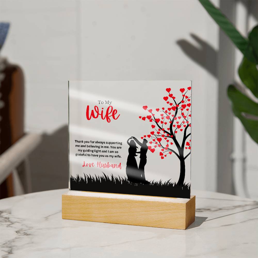 Wife, To My Wife Acrylic