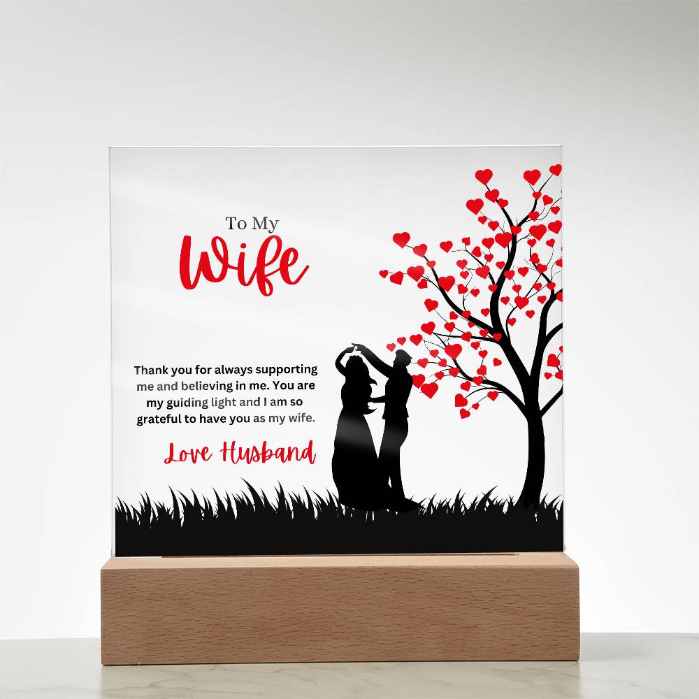 Wife, To My Wife Acrylic
